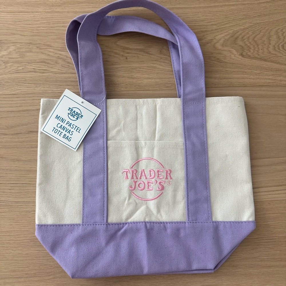 Trader Joe’s Mini Purple Tote Bag